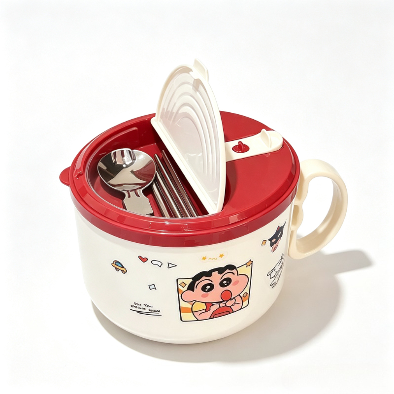 Meal Prep Soup - Mangkuk Mie Instan Kartun Crayon Shin-chan