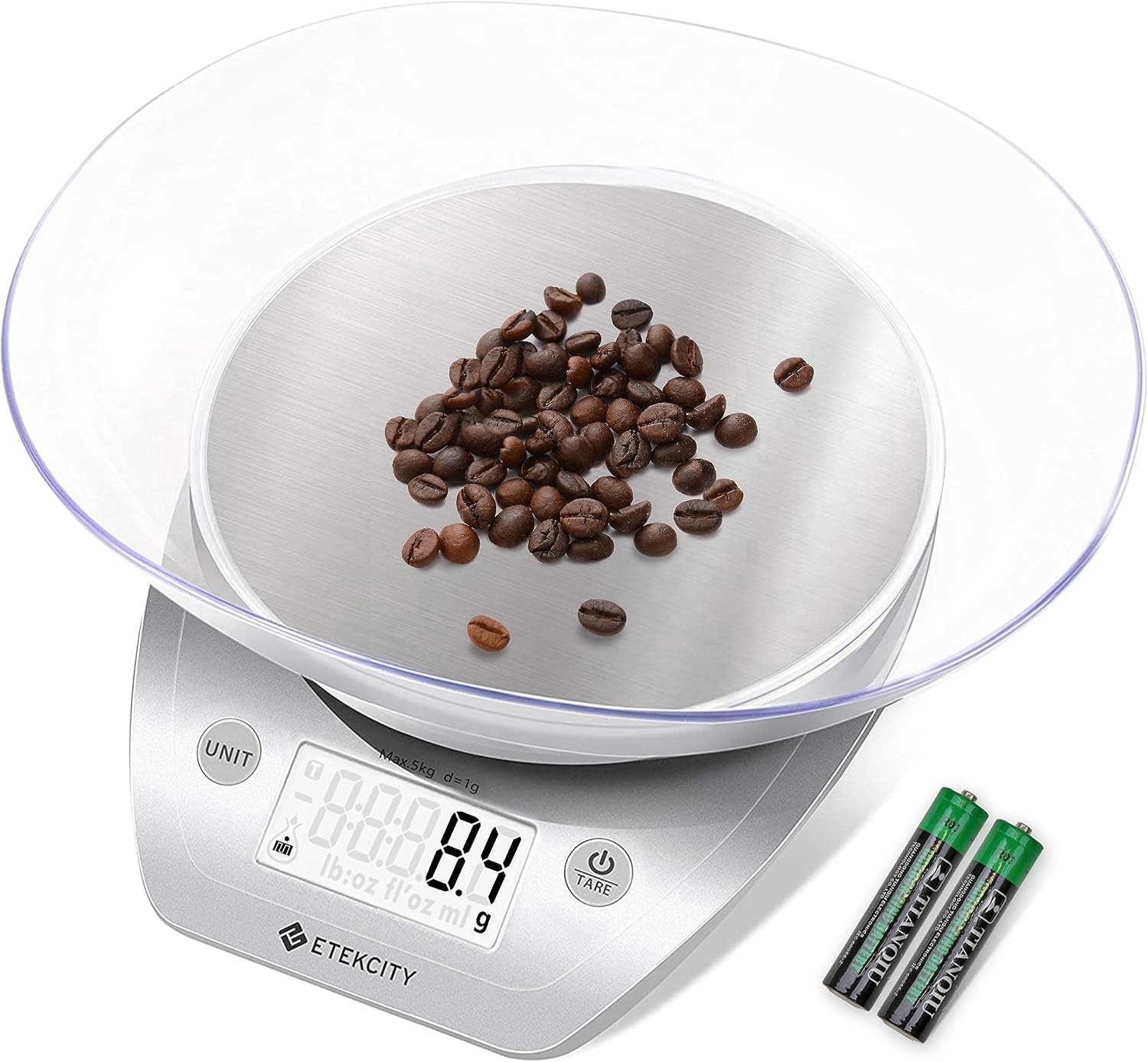Meal Prep Diet - Timbangan Makanan Digital Presisi 0.1g, 11lb/5kg