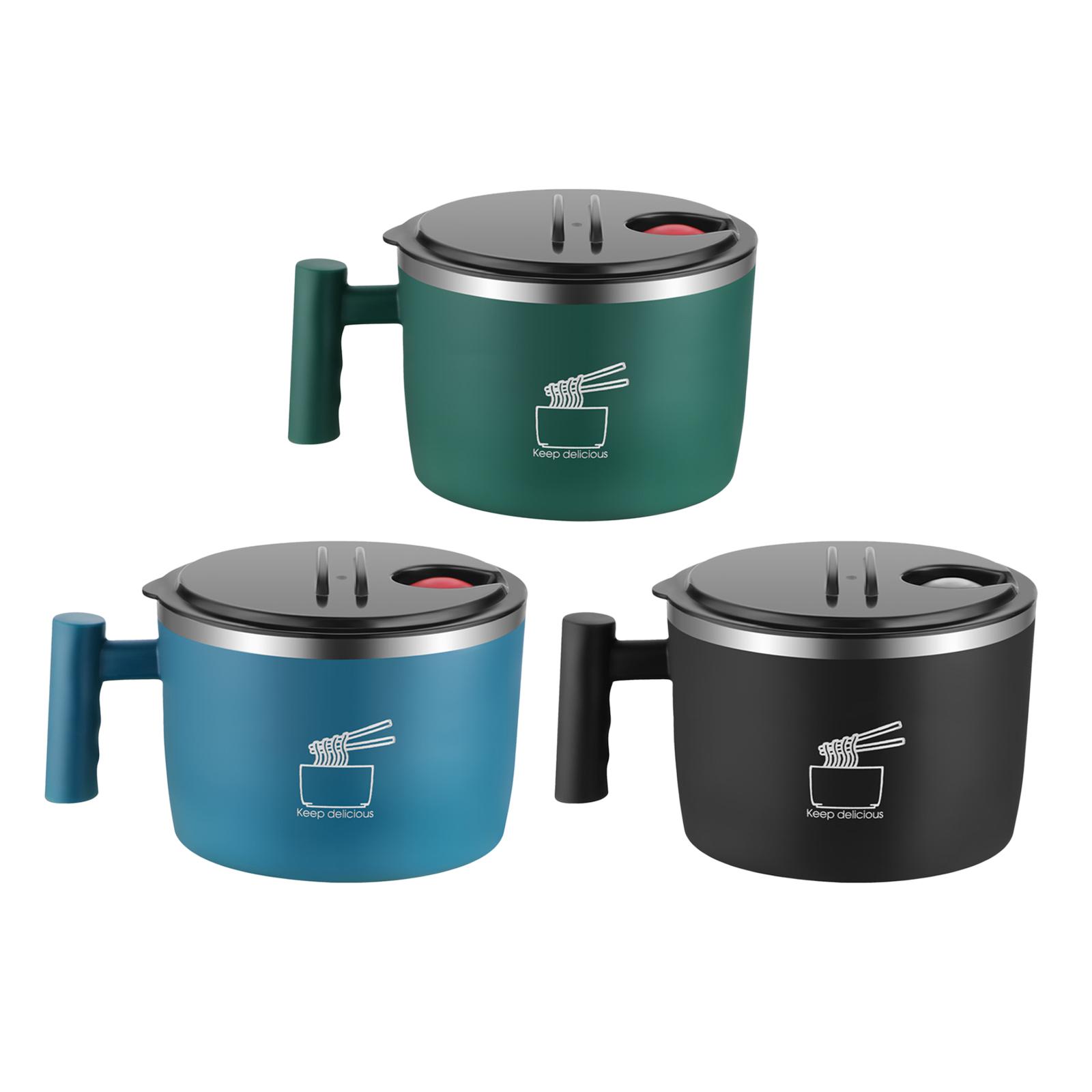 Meal Prep Soup - Mangkuk Ramen 850ml/29oz peralatan makan portabel,