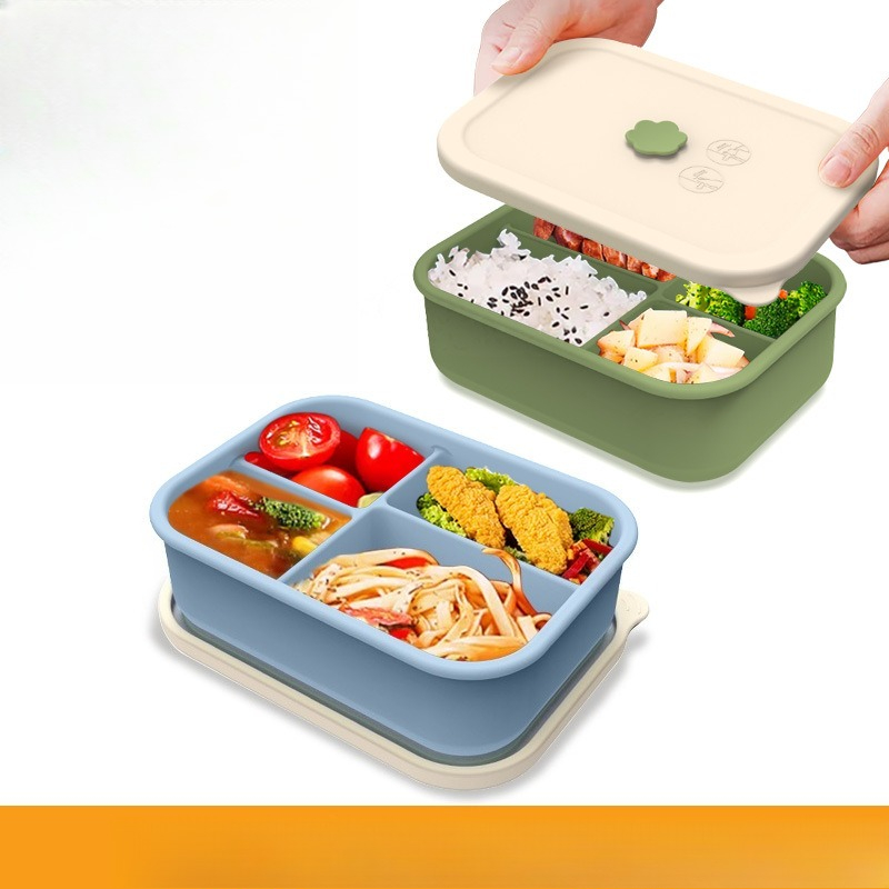 Meal Prep Diet - Kotak Makan Siang Silikon Aman untuk