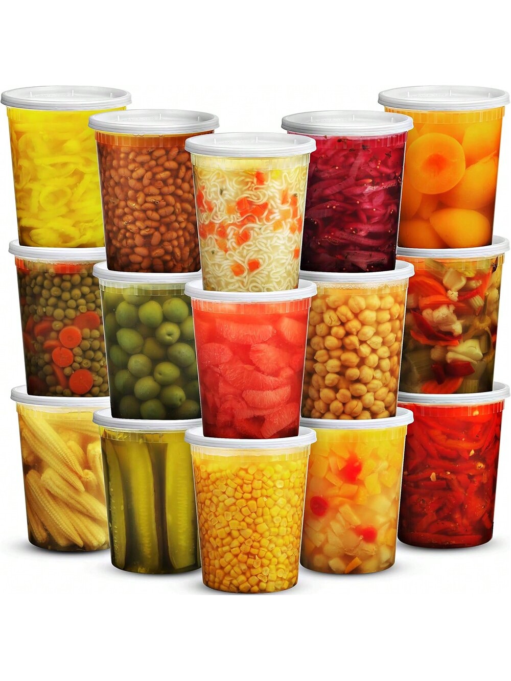 24 Pak 32oz wadah Deli dengan  - Meal Prep Soup ulasan dan harga