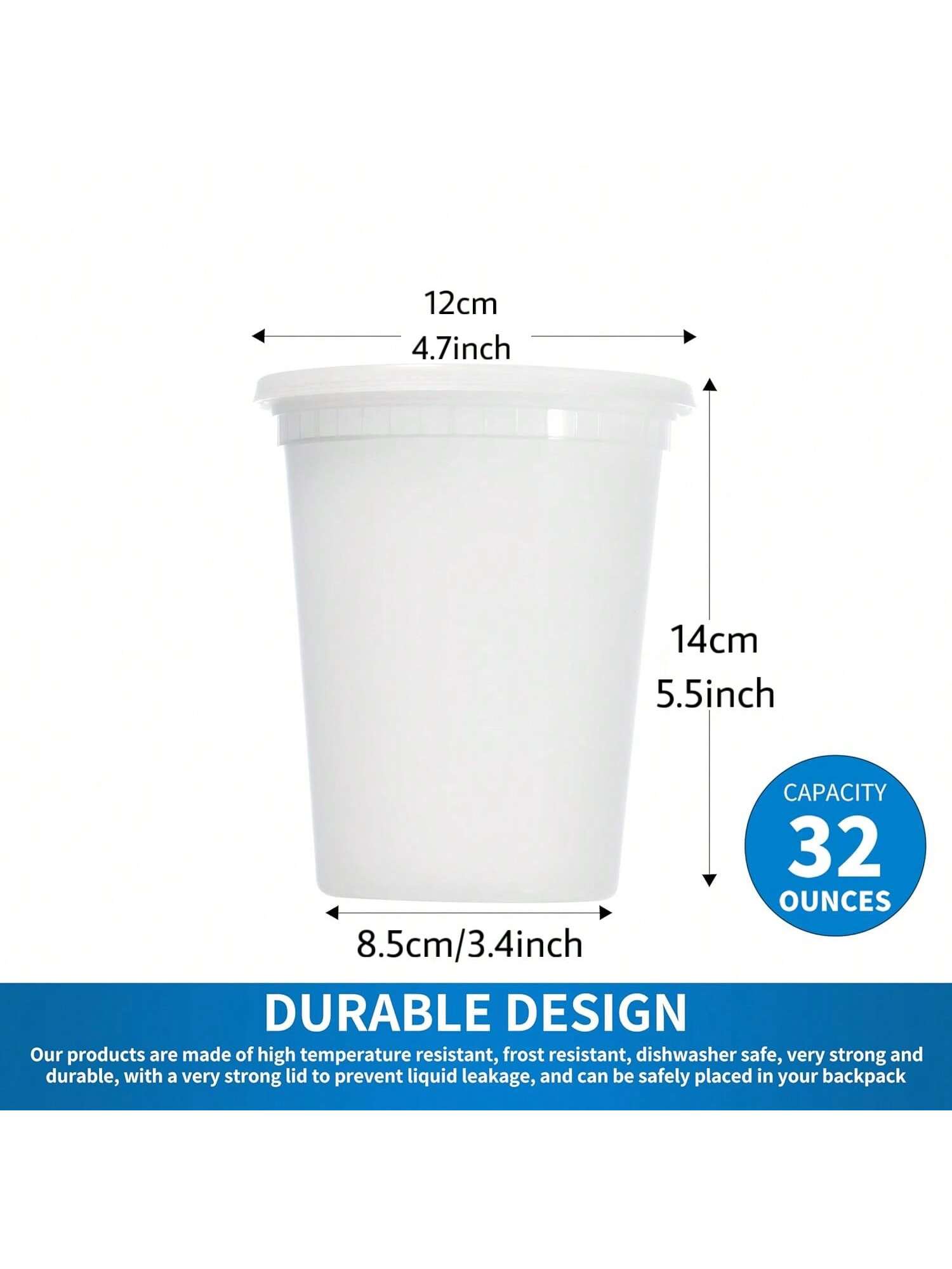 24 Pak 32oz wadah Deli dengan  - Meal Prep Soup ulasan dan harga