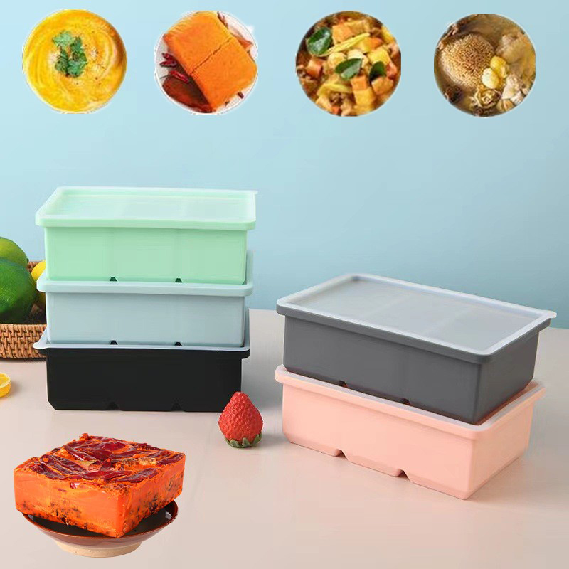 Cetakan Beku Silikon Besar unt - Meal Prep Frozen ulasan dan harga