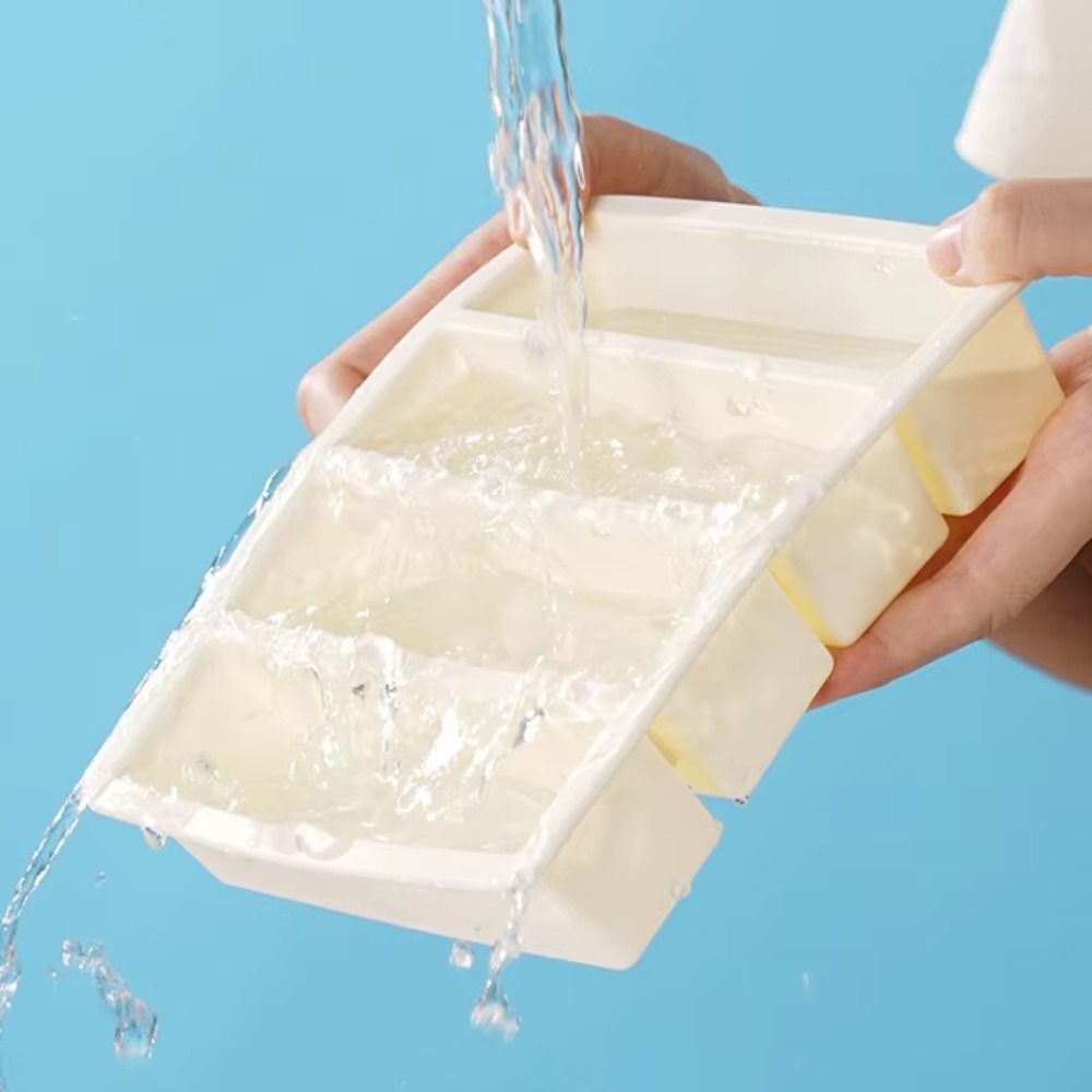 Cetakan Es Silikon 4 Kotak Bes - Meal Prep Frozen ulasan dan harga