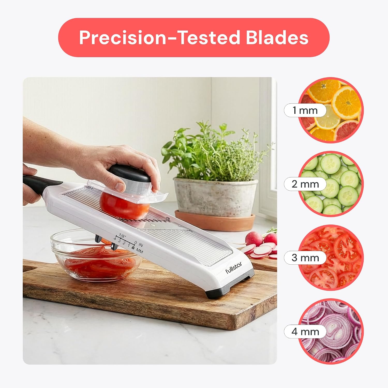 Alat Pengiris Mandolin Genggam - Mandoline Slicer Guard ulasan dan harga