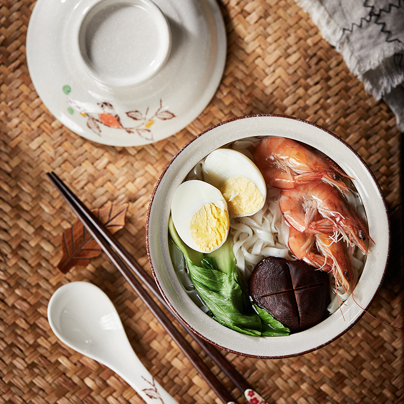Mangkuk Ramen Gaya Jepang 6.5  - Meal Prep Soup ulasan dan harga