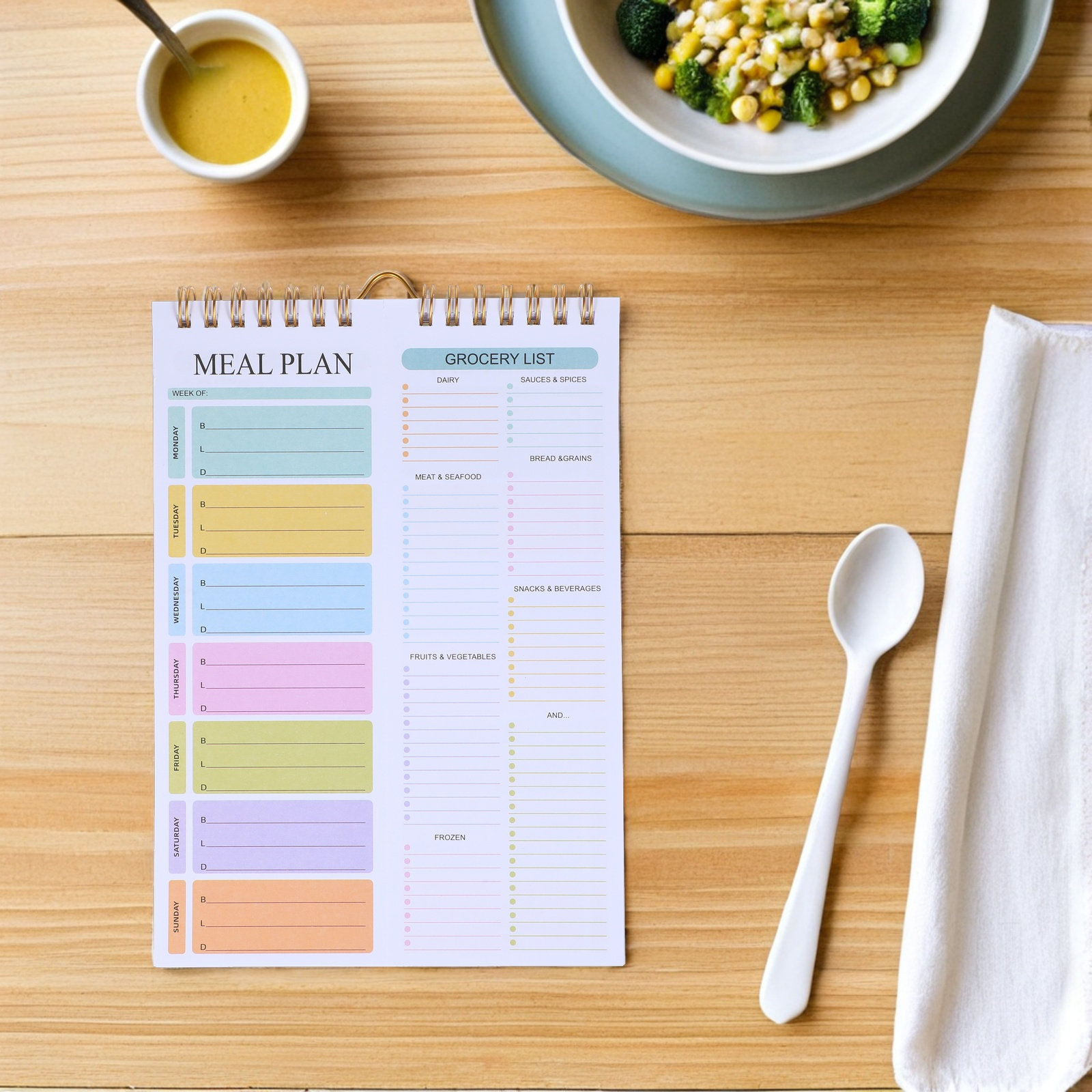 Buku Perencana Makan Mingguan  - Meal Prep Grocery List ulasan dan harga