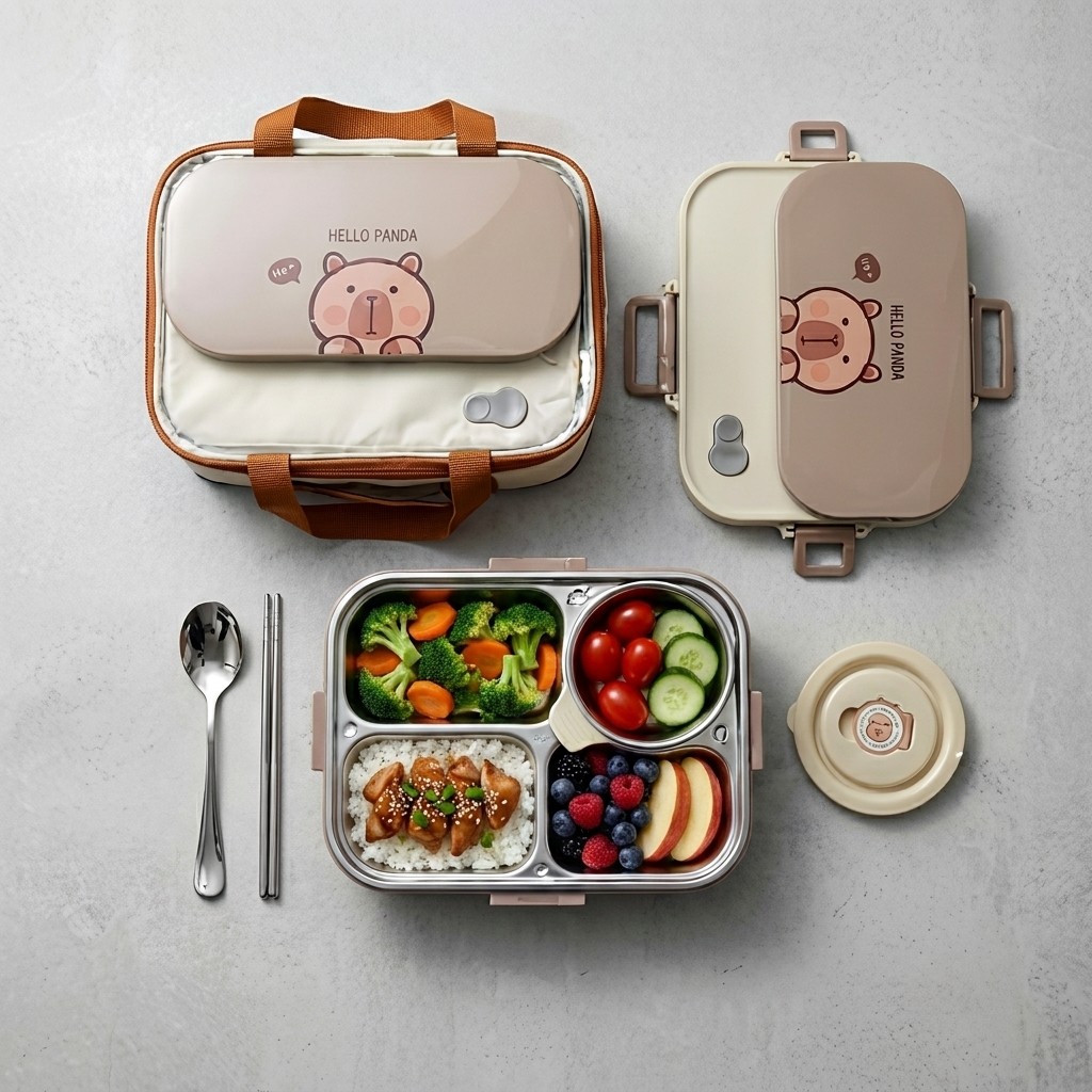 Set Kotak Makan Siang Bento St - Meal Prep Soup ulasan dan harga