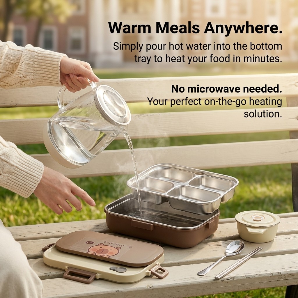 Set Kotak Makan Siang Bento St - Meal Prep Soup ulasan dan harga