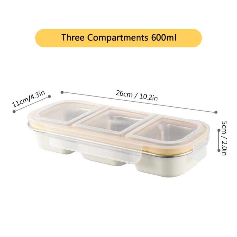 Kotak Makan Siang Stainless St - Meal Prep Diet ulasan dan harga