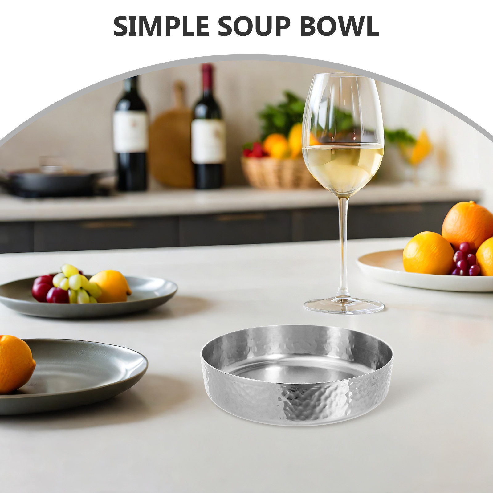 Mangkuk Sup Stainless Steel 80 - Meal Prep Soup ulasan dan harga