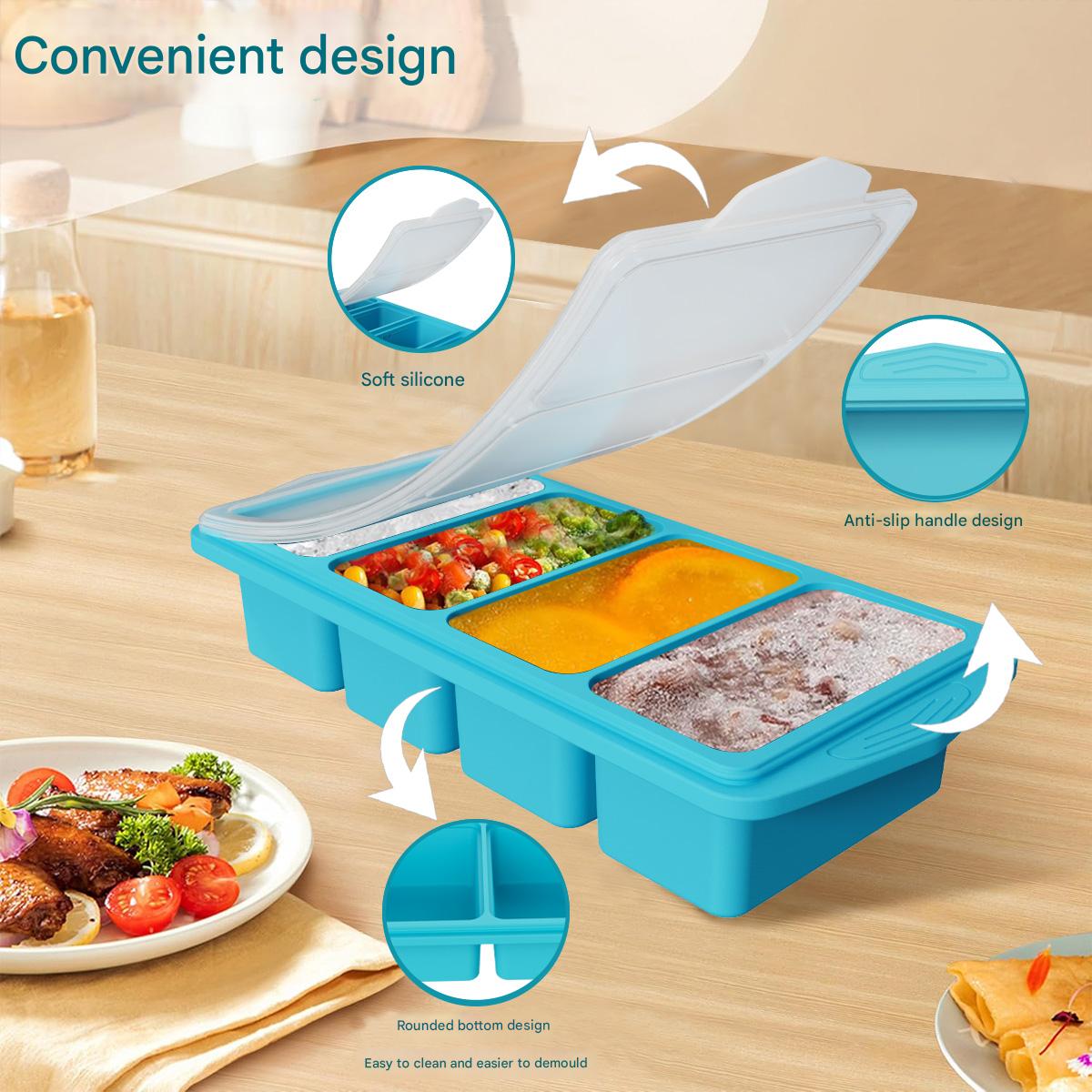 Cetakan Es Batu Silikon Ekstra - Meal Prep Frozen ulasan dan harga