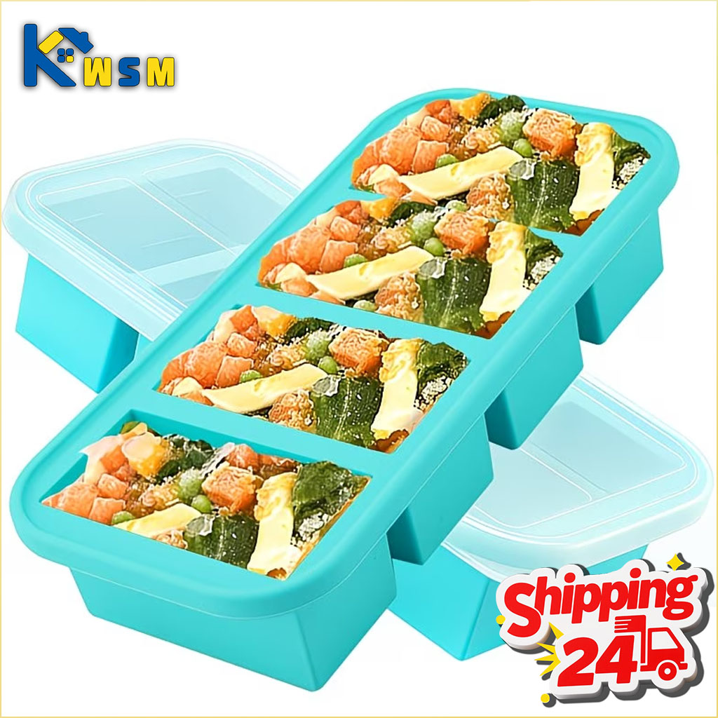Baki Silikon Kapasitas Besar F - Meal Prep Frozen ulasan dan harga