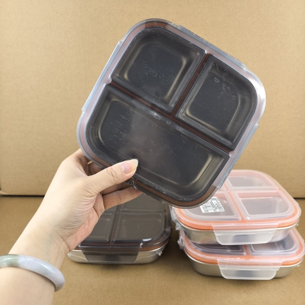Kotak Bento Persegi Panjang da - Meal Prep Diet ulasan dan harga
