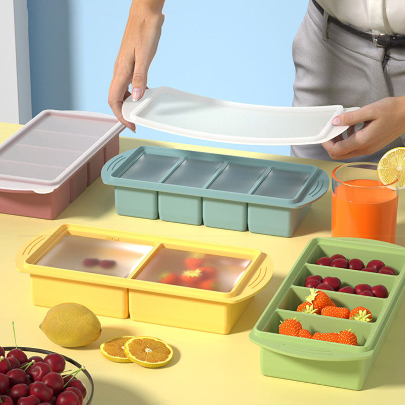 Cetakan Es Batu Silikon dengan - Meal Prep Frozen ulasan dan harga