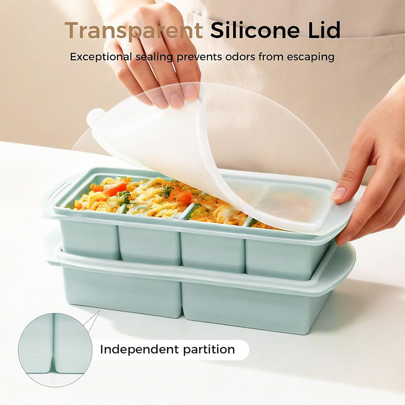 Cetakan Es Batu Silikon dengan - Meal Prep Frozen ulasan dan harga