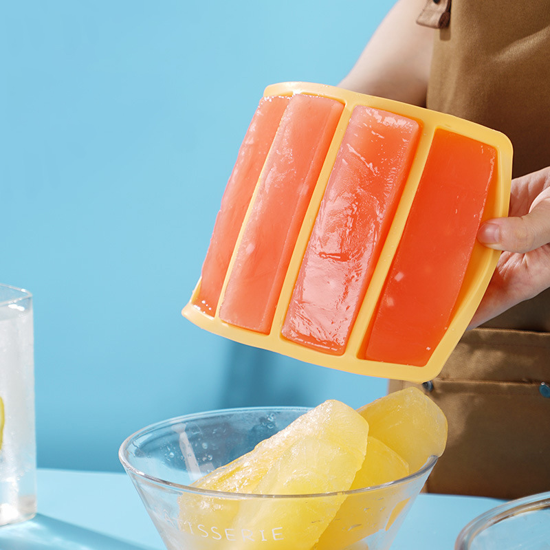 Cetakan Es Silikon 4 Kotak Bes - Meal Prep Frozen ulasan dan harga