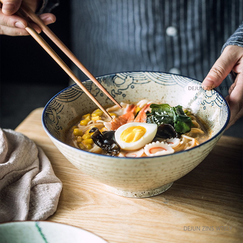 Mangkuk Mie Keramik 8 Inci Man - Meal Prep Soup ulasan dan harga