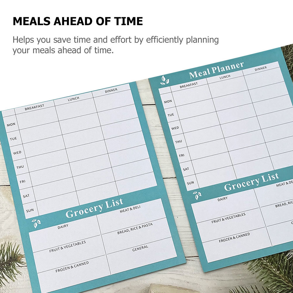 2Pcs Buku Catatan Perencana Ma - Meal Prep Diet ulasan dan harga
