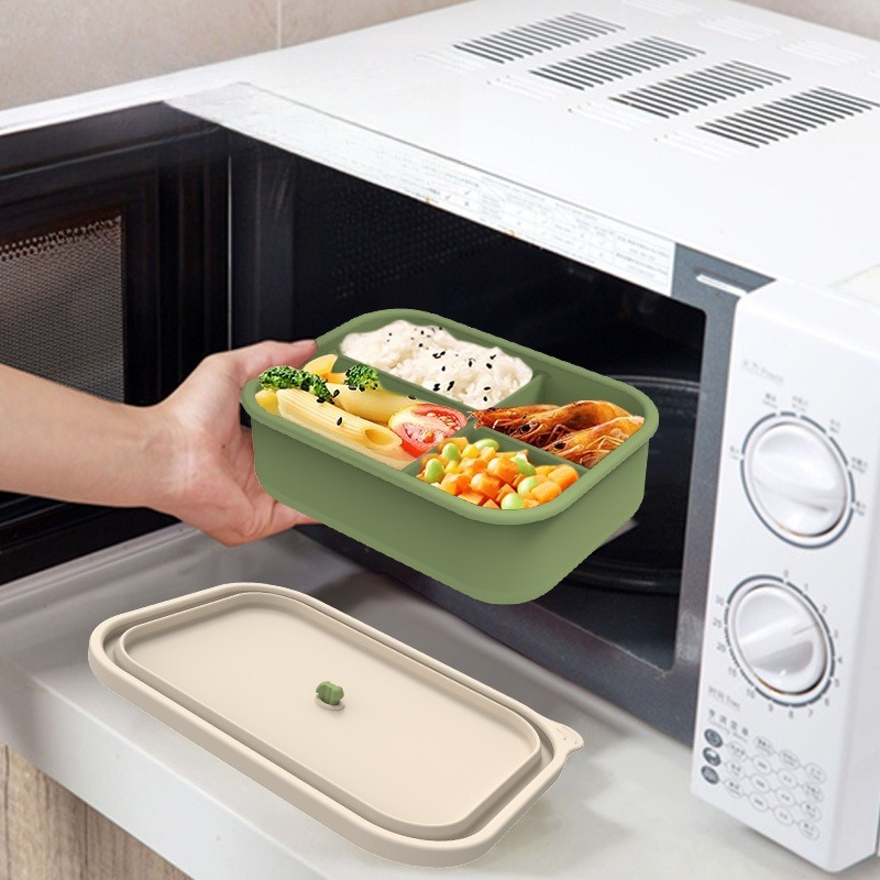 Kotak Makan Siang Silikon Aman - Meal Prep Diet ulasan dan harga